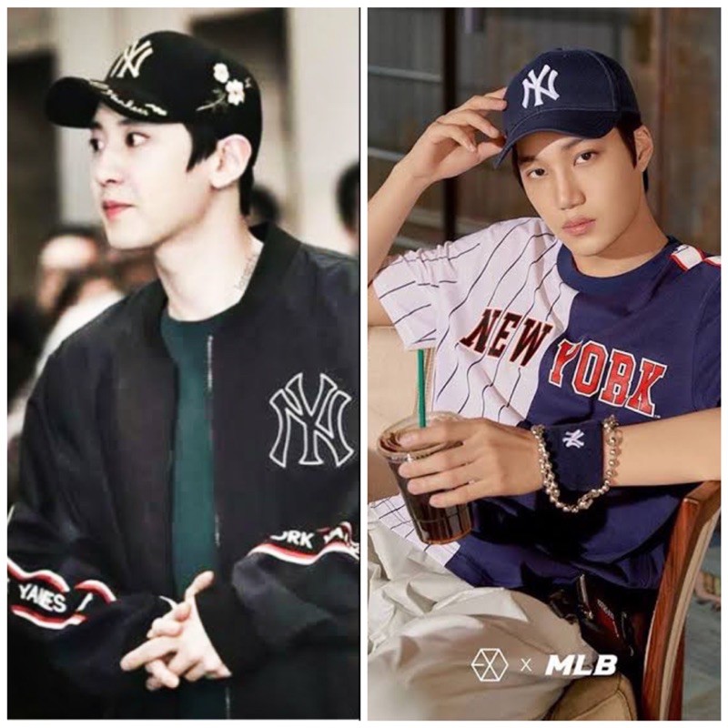 READY STOCK MLB CAP x EXO CHANYEOL KAI