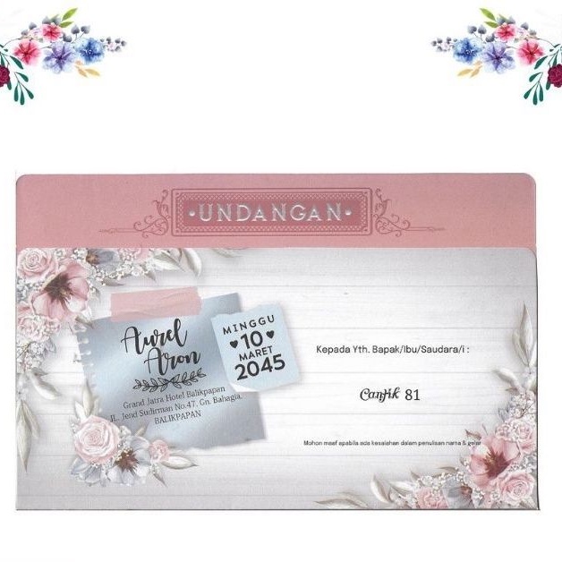 undangan cantik 81