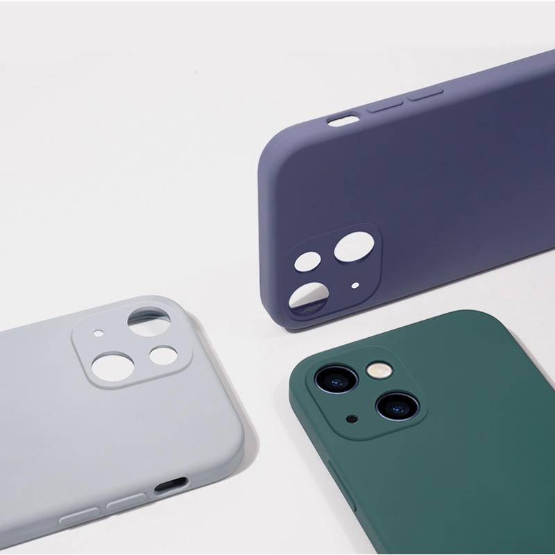 Soft Case Bahan Silikon Bentuk Persegi Untuk Iphone 11 12 13 Pro Max X Xs Max Xr