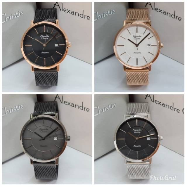 [ ORIGINAL] Jam Tangan Pria / Cowok Alexandre Christie 8628 AC 8628 ori