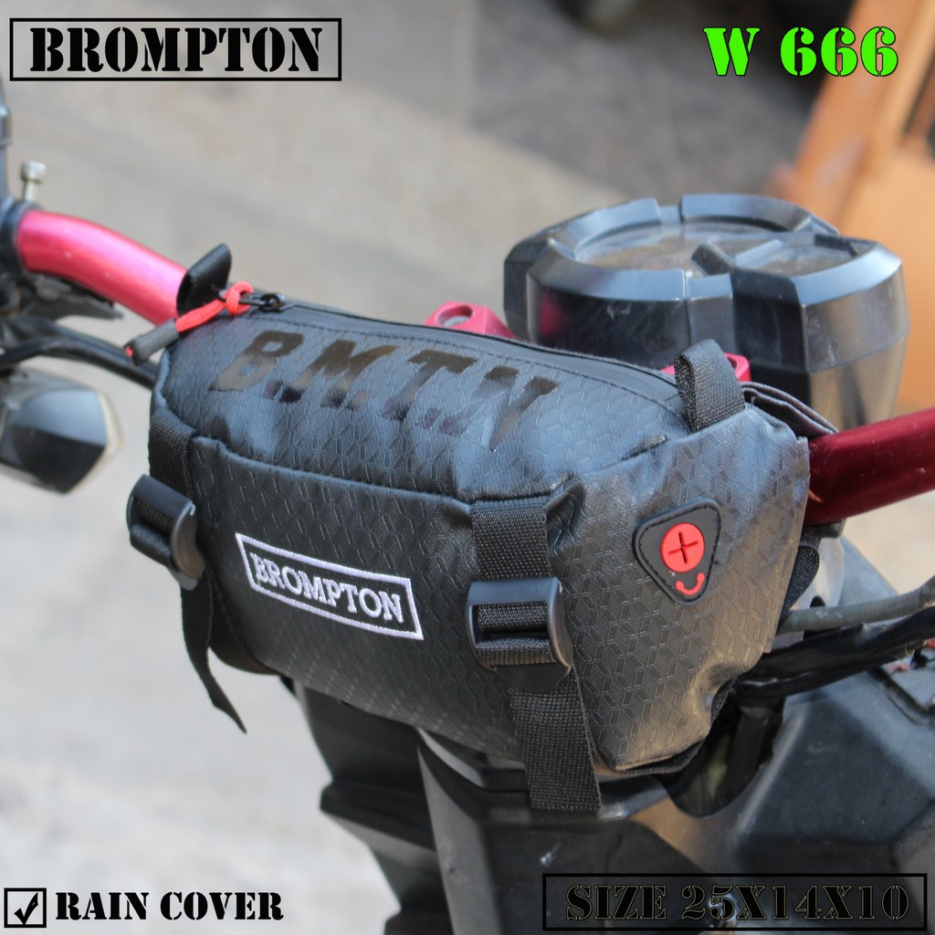 Tas sepeda motor trail Brompton waterproof premium