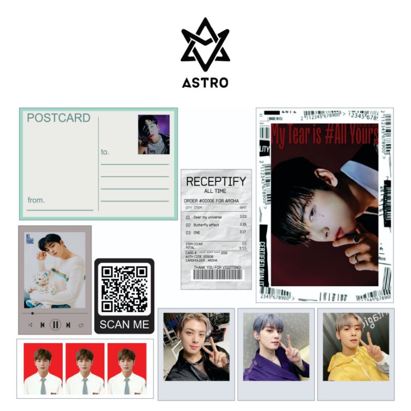 ASTRO POSTCARD FANKIT