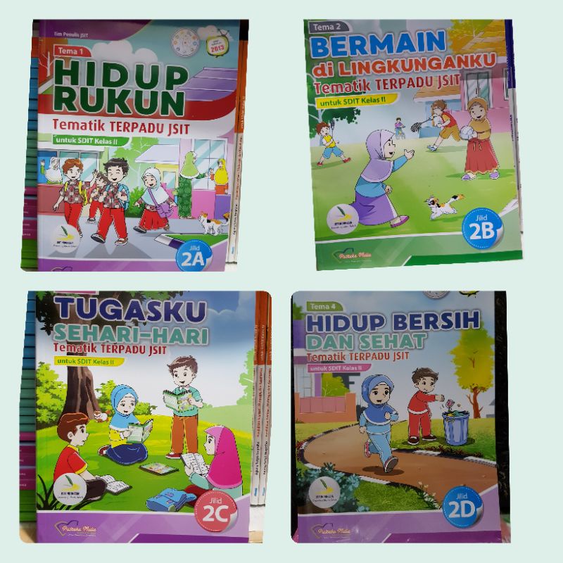 Tematik Terpadu JSIT untuk SDIT Kelas 2 semester 1.2a.2b.2c.2d kurikulum2013 tim penulis JSIT
