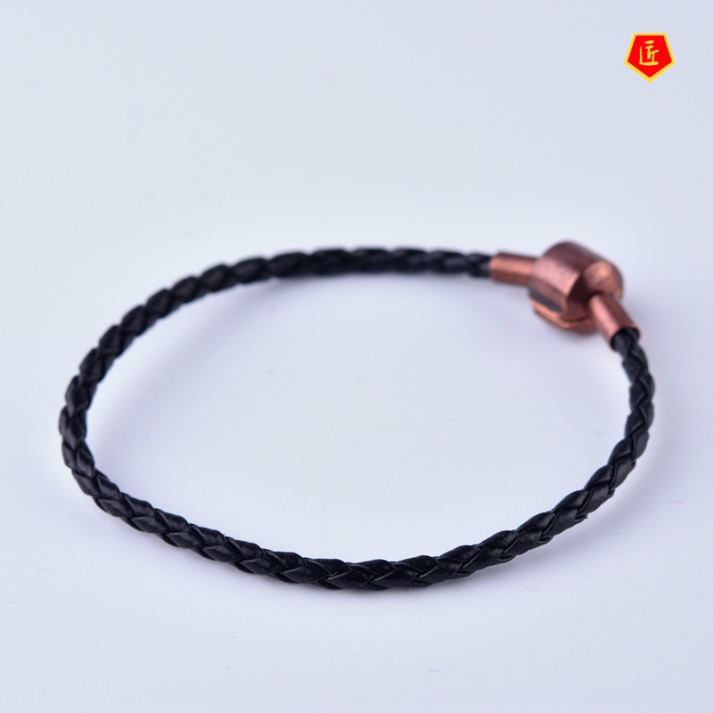 [Ready Stock]Leather Rope Universal Bracelet