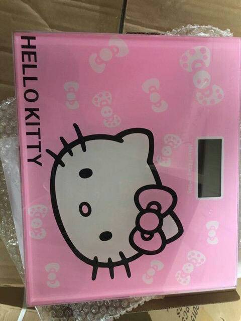 timbangan karakter  digital desain kartun 180kg / hello kitty dam doraemon