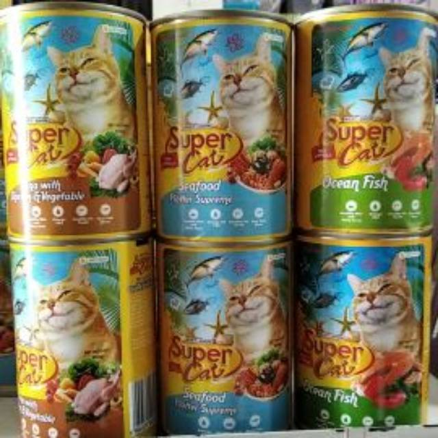 PROMO: Makanan Kucing makanan basah Kucing Cat Food SUPERCAT 400gram All Varian