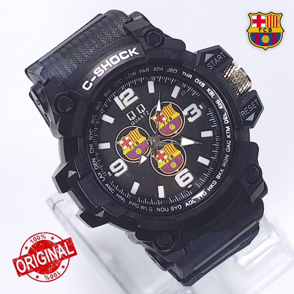 [SPECIAL EDITION] Jam Tangan Barcelona FC Army Hitam