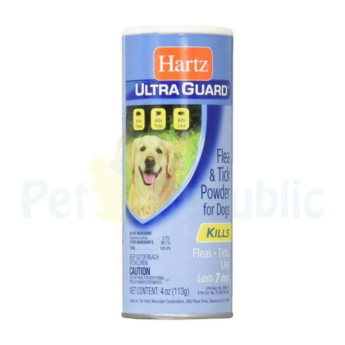 Powder for dog fleas
