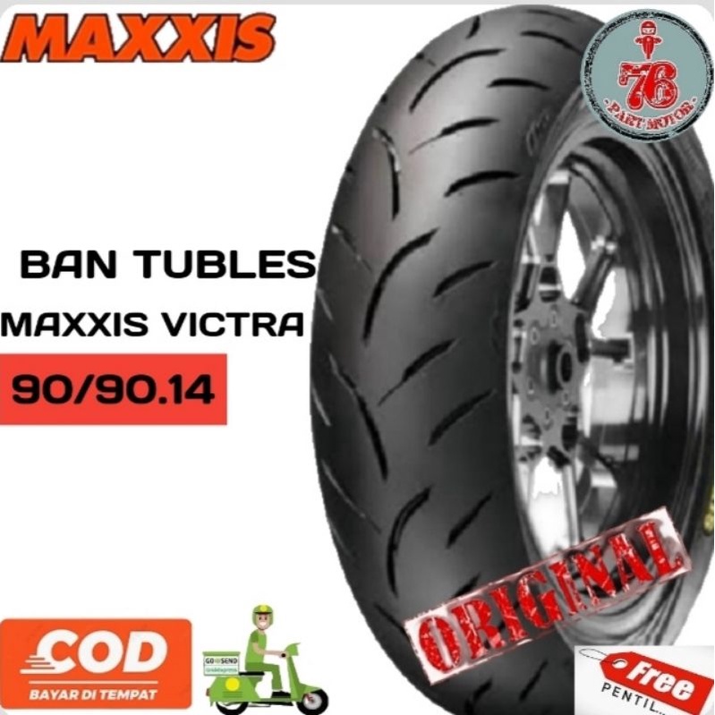 BAN TUBLES MAXXIS VICTRA 90/90.14 FREE PENTIL