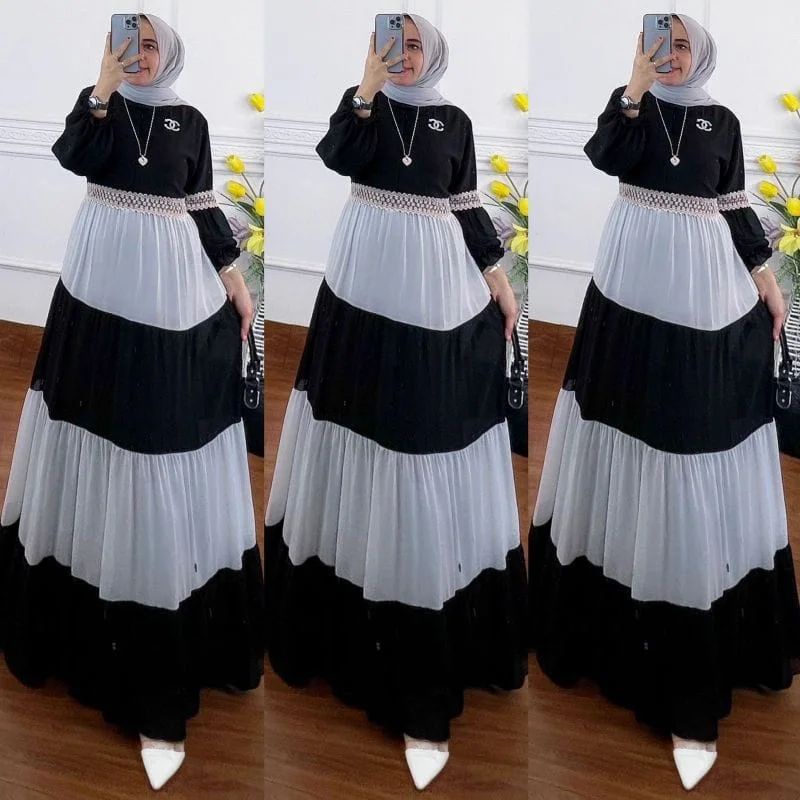 ERILA DRESS MC Bahan CERUTY BABYDOLL MIX PURING Dress Model Terbaru   BAJU DRES WANITA TERBARU KENIAN SIMPLE DAN ELAGAN BAJU DRES MODEL TERBARU 2022