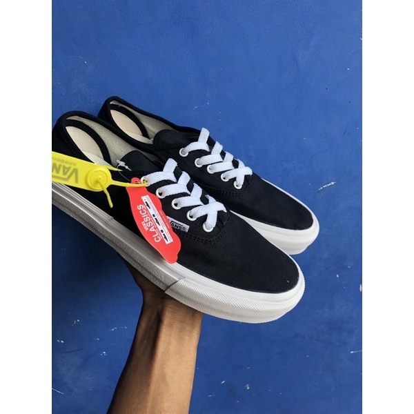 SEPATU VANS AUTHENTIC GARADE ORI BLACK WHITE