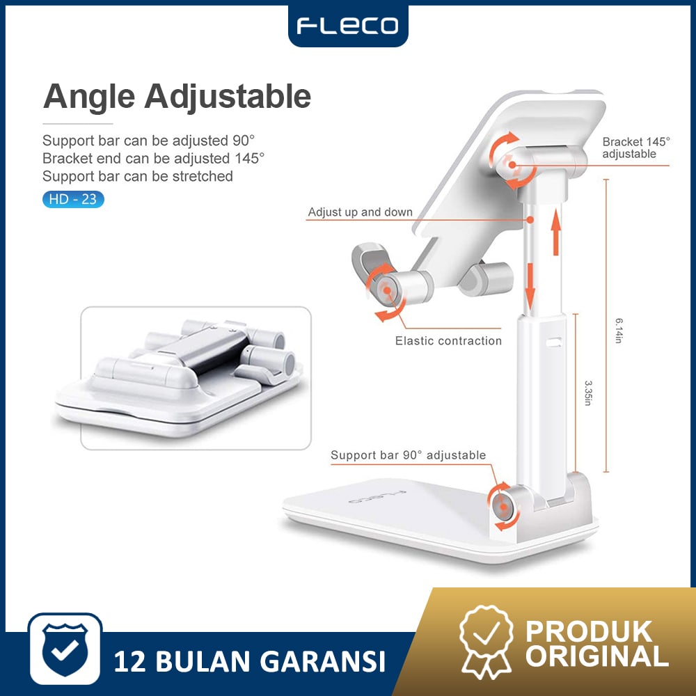 Phone Holder dudukan hp Standing Hp For TAB Stand Universal HP Holder HD-23 FLECO