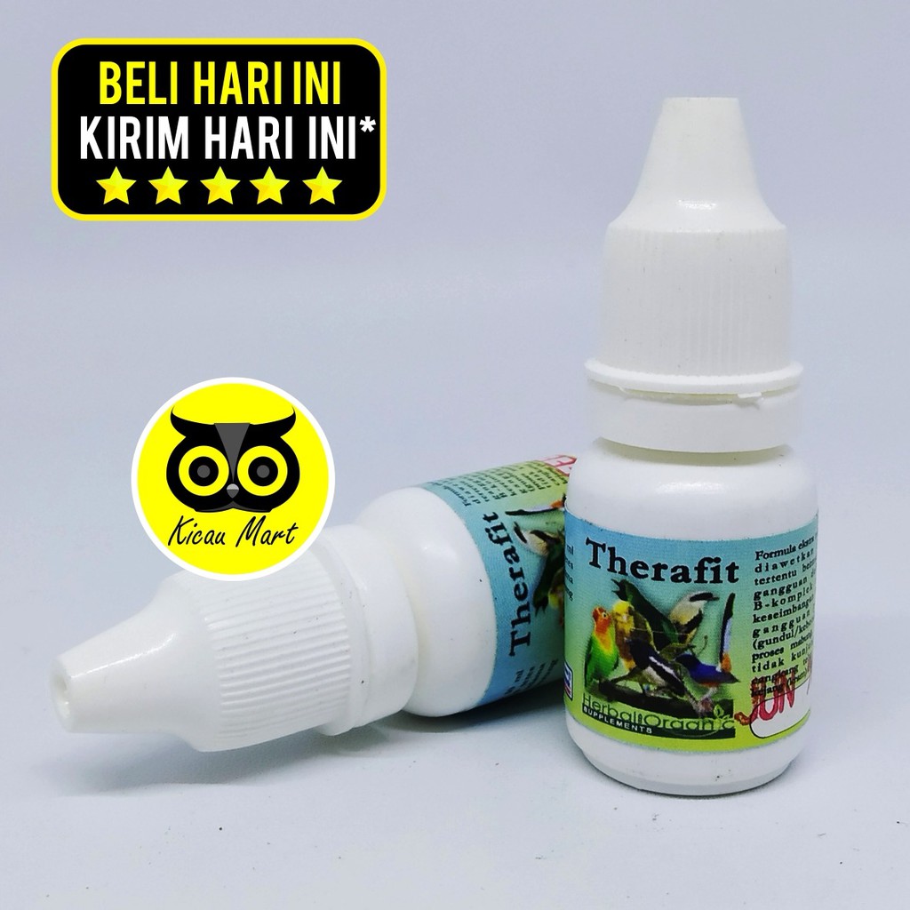 VITAMIN THERAFIT GOC OBAT BURUNG TETELO LUMPUH CANGKANG LEMBEK BOTAK BULU RONTOK MABUNG LAMBAT VTBR10GP