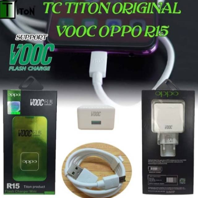 Charger Oppo Vooc R15