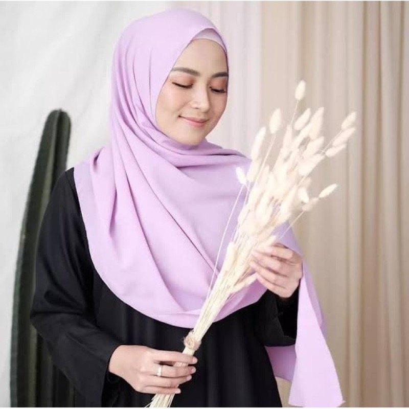 (KJI) HIJAB PASHMINA SQUARE PASHQU SEGIEMPAT DIAMOND ITALIANO