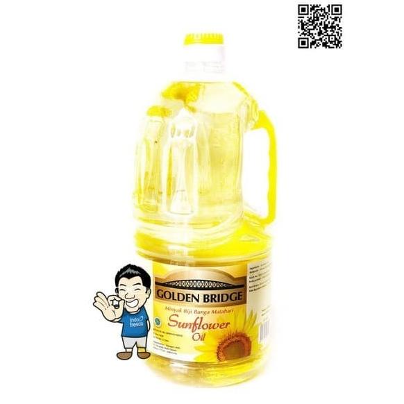 

Golden Bridge Sunflower Oil- Minyak Biji Bunga Matahari 2L
