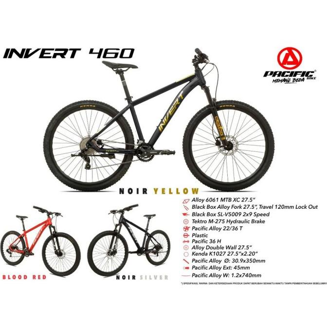 LP402 SEPEDA MTB 27.5 PACIFIC INVERT 460 FDGDF34545