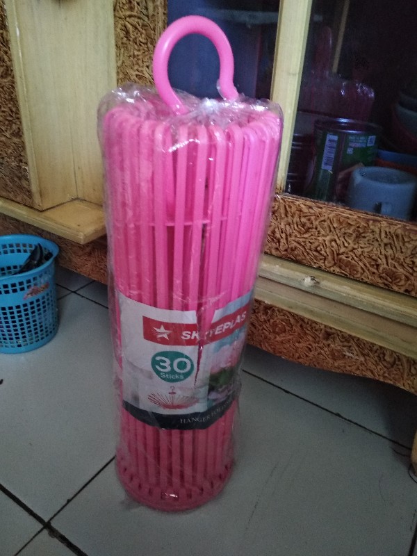 Folding Hanger 30 Sticks / Hanger Baju Bayi / Hanger Baju Lipat