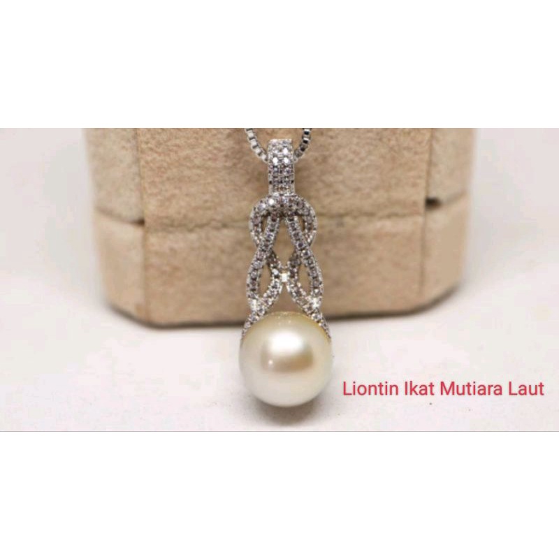 PROMO BERSERTIFIKAT LIONTIN MUTIARA LAUT ASLI IKAT MUTIARA LAUT ASLI