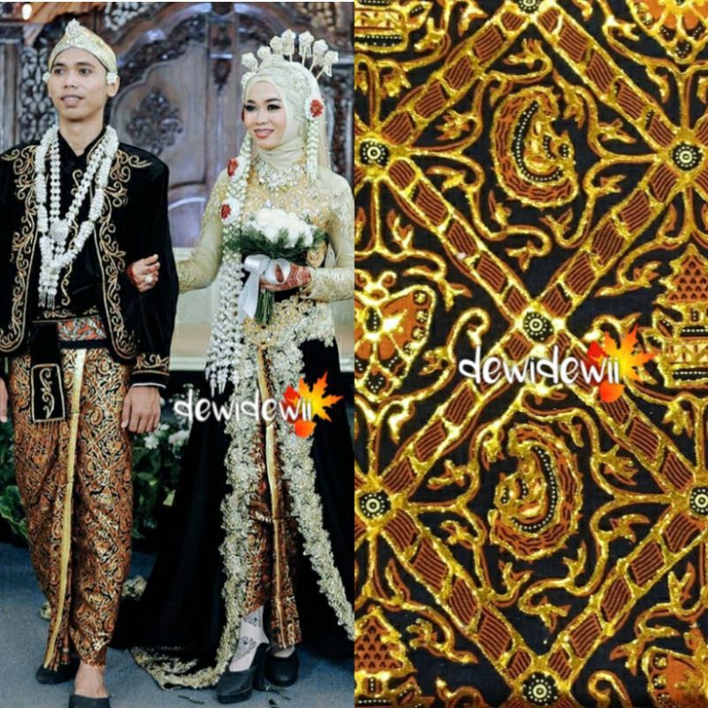 [Sepasang] Jarik Pengantin Prodo - Motif Lengkap || Lembaran