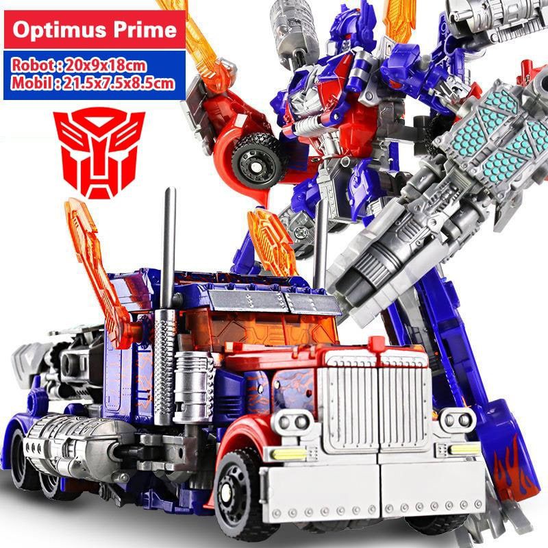 mainan robot transformers optimus prime / bumblebee