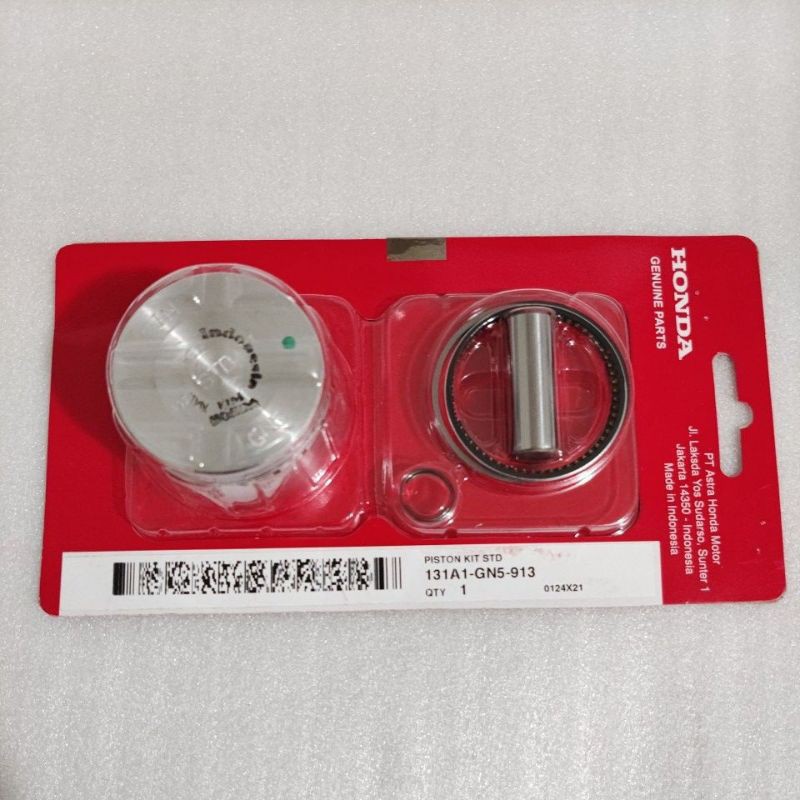 Piston kit size 0 standar Honda Grand - Supra X lama - Astrea prima - grand Ori 131A1-GN5-913
