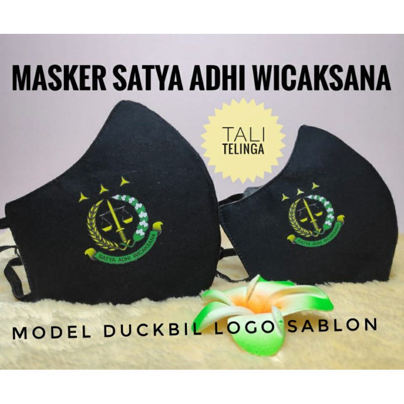 Masker logo Kejaksaan 3Ply