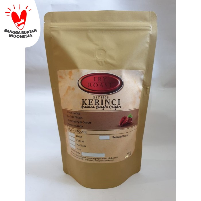 

NEW KOPI ARABIKA KERINCI 250 GRAM BIJI DAN BUBUK - BIJI