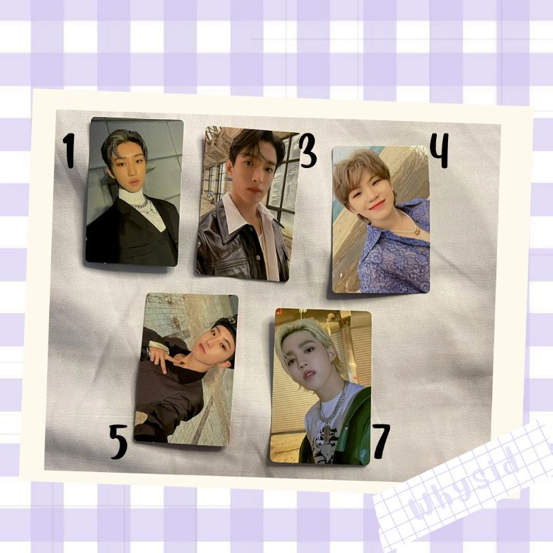 SEVENTEEN ATTACCA PHOTOCARD FOLDING CARD POSTCARD DK WOOZI HOSHI VERNON SCOUPS THE8