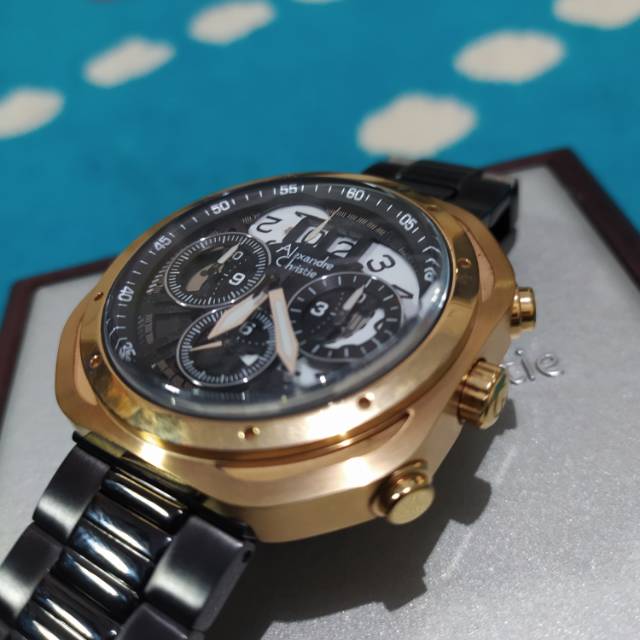 ( terjual ) Jam tangan Alexander christie 6468mc preloved second pria