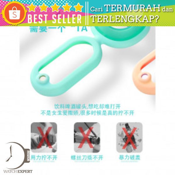 Coolz Pembuka Tutup Botol Toples Multifungsi 4 in 1 Silicone Flexible Bottle Opener - CO32 - Green