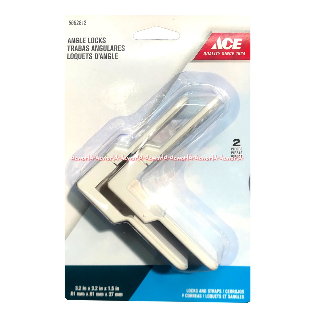 Ace Angle Locks Trabas Angulares Laquets D Angle Pengaman Pengunci Lemari