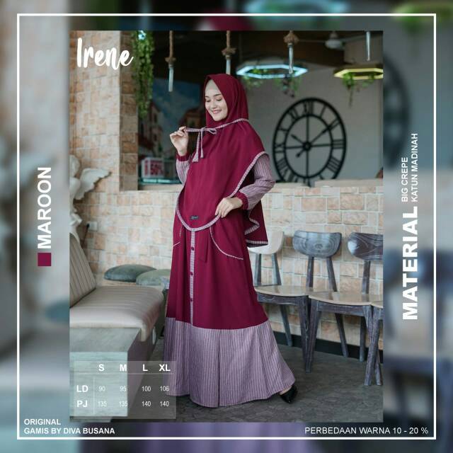 Gamis Irene Set original by Diva Busana