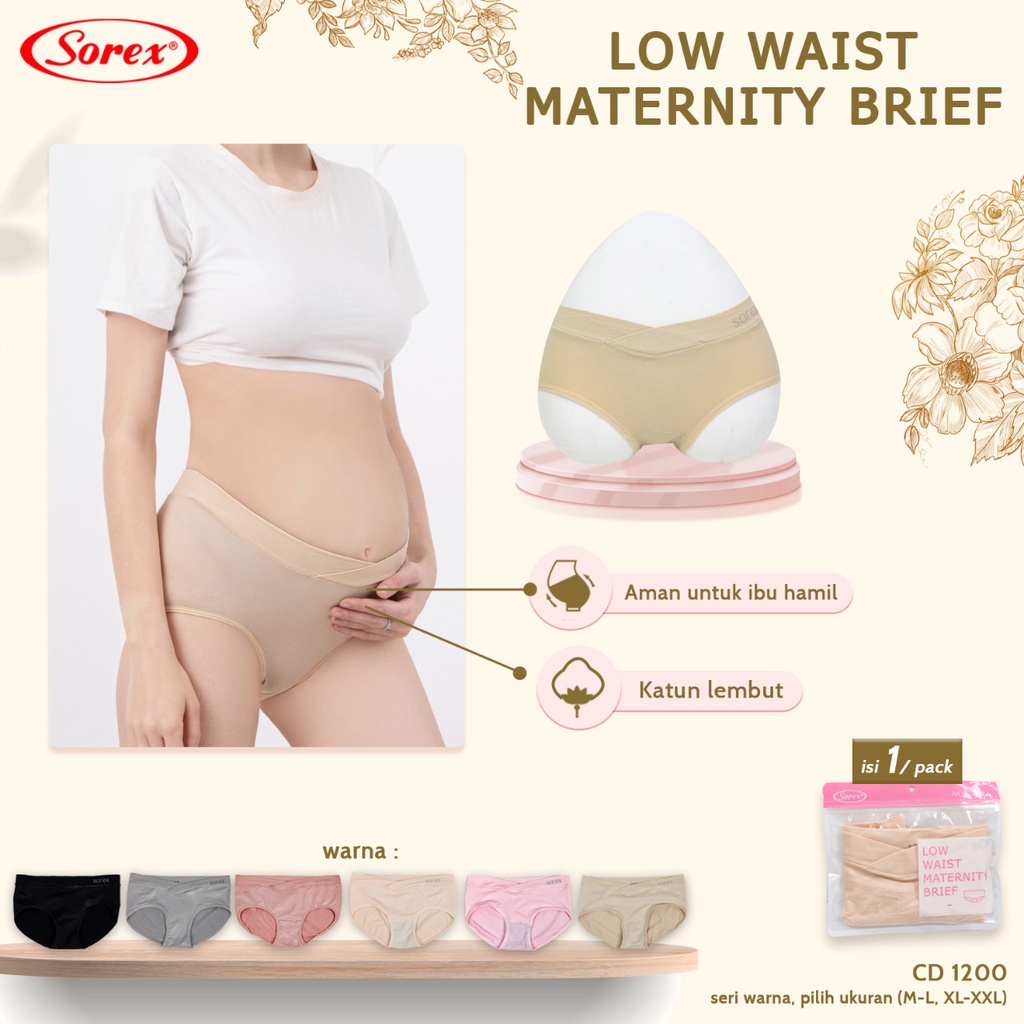 Celana dalam Maternity Hamil 1200 Sorex