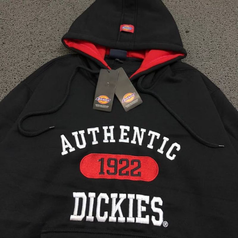 SWEATER HOODIE ORIGINAL DICKIES 1922 FULL BORDIR AUTHENTIC FULLTAG &amp; LEBEL