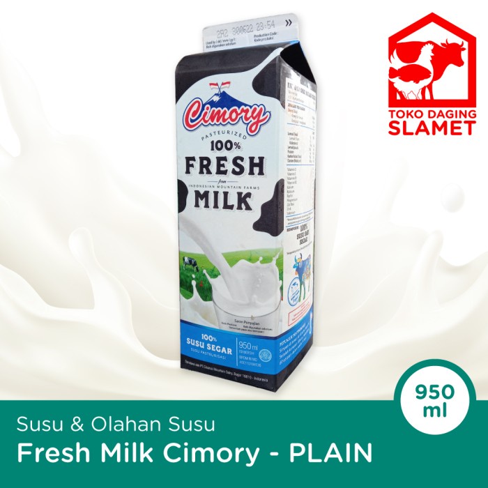 

Susu Fresh Milk Cimory Plain 950 ml