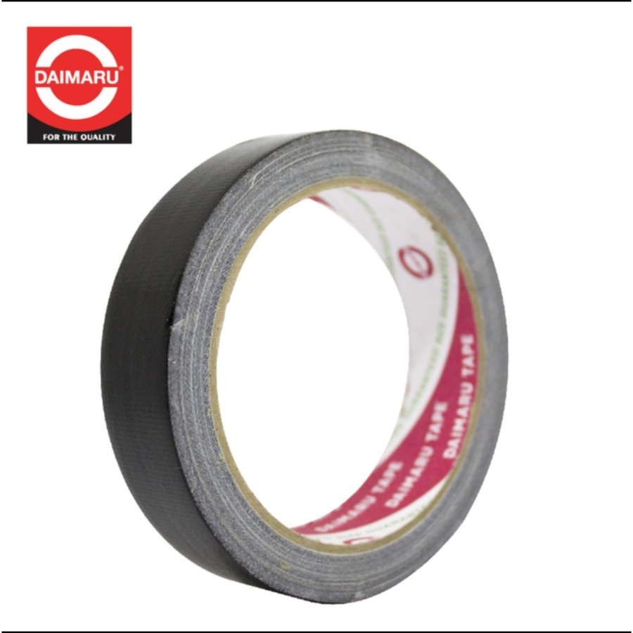 

Lakban Kain Hitam Daimaru 24mm/Cloth Tape Daimaru/Linen/Lakban Jilid