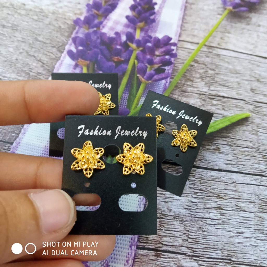 Anting Xuping Model Tusuk Bandul Bintang Simple Tokopelanginicer