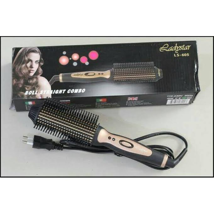 Sisir blow ladystar LS 605, blower comb, Sisir blow , sisir elektik, iron brush