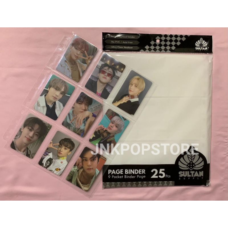 

Sultan A4 9P Topload Page Binder 9Pocket Ring Binder Album Kpop PC Sultan Sleeve