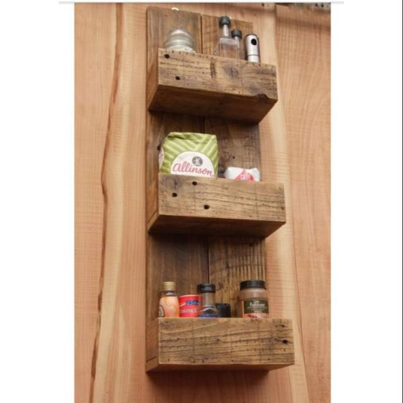 rak susun / rak kayu susun / rak serbaguna / rak make up / rak bumbu / rak kayu minimalis