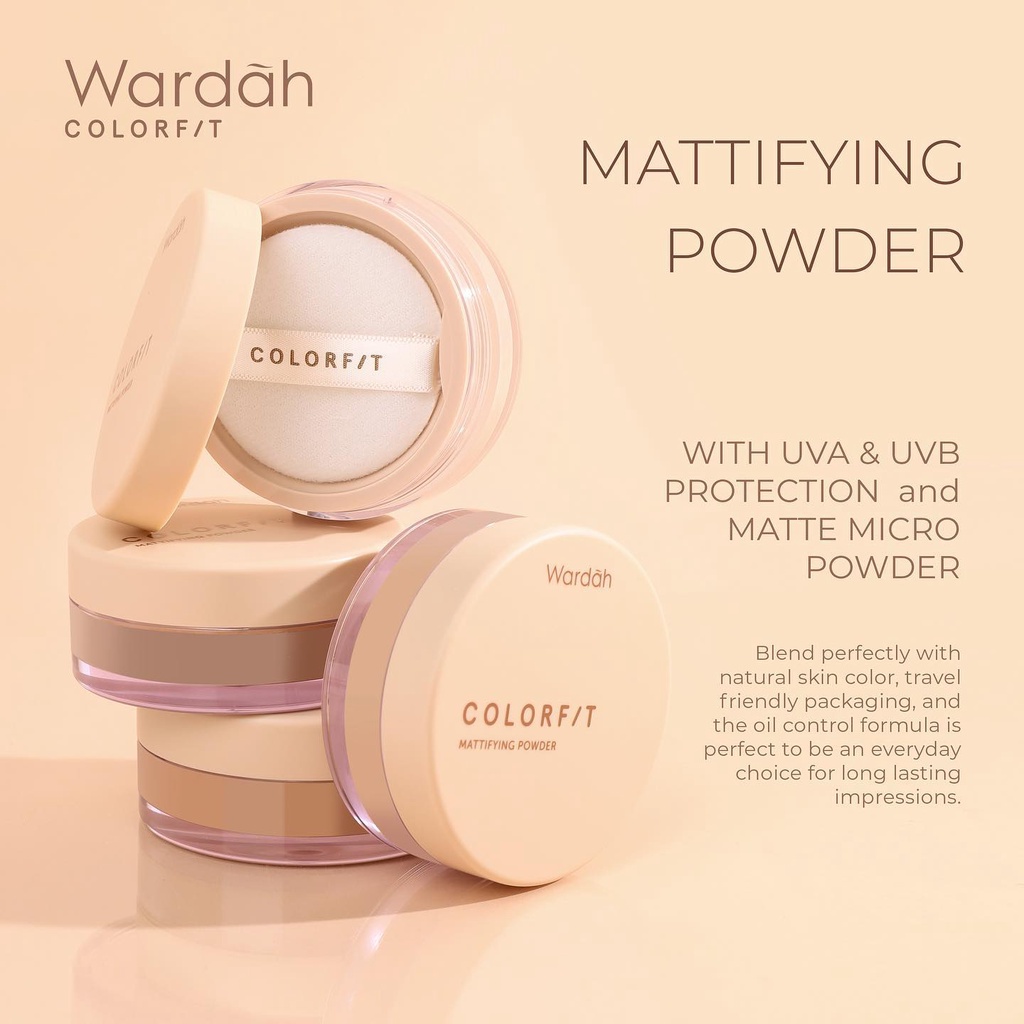 Wardah  Colorfit Mattifying Powder 15gr