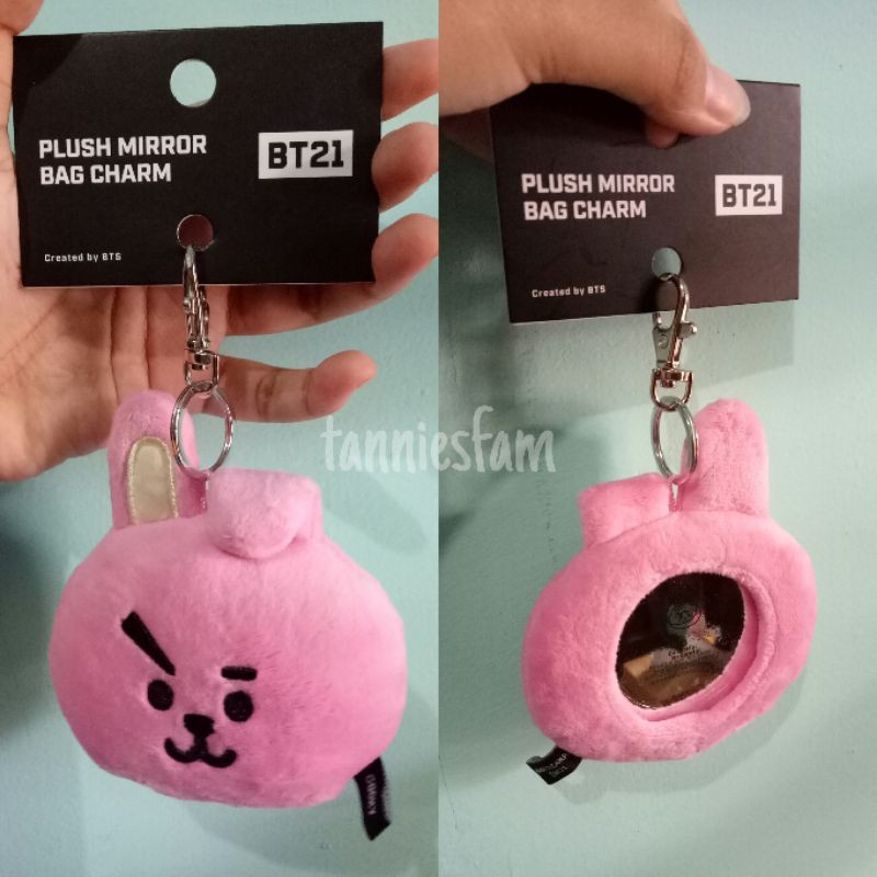 Plush Mirror Bag Charm Cooky BT21
