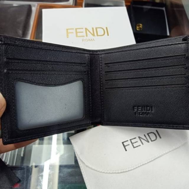 Dompet Fendi Monster Men Leather Black