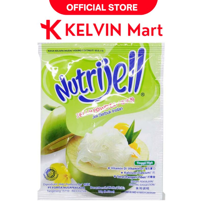 

Nutrijell Rasa Kelapa Muda Jelly Powder pck 15g | KELVIN Mart