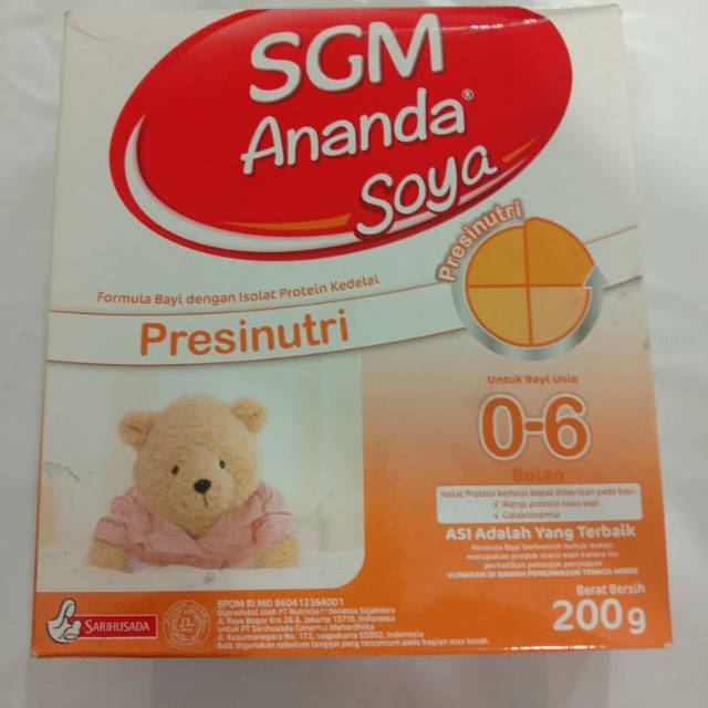 Sgm Ananda Soya 0-6 bulan