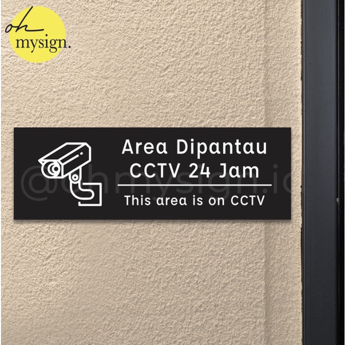 

Grosir SIGN BOARD AREA DIPANTAU CCTV 24 JAM | SIGN PRINTED LABEL SIGNAGE