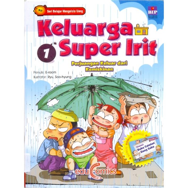 Buku Educomics : Seri Keluarga Super Irit