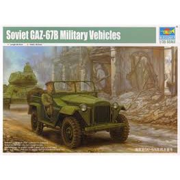Trumpeter 1:35 02346'' Soviet GAZ-67B Military Vehicles''