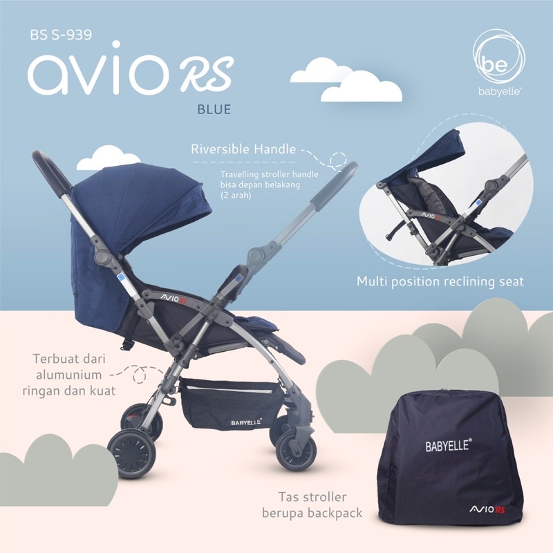 STROLLER BABYELLE AVIO RS 939 - KERETA DORONG BAYI L